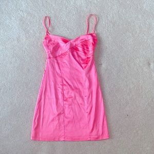 Whitefox Boutique pink strappy mini dress